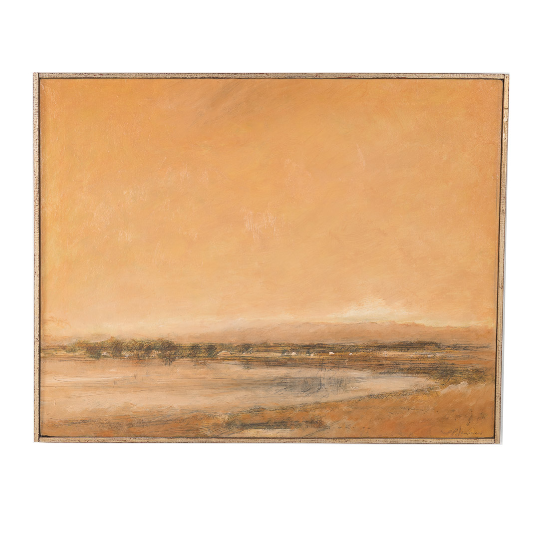 Appraisal: Robert Knipschild Large Ochre Cove oil American - Oil on