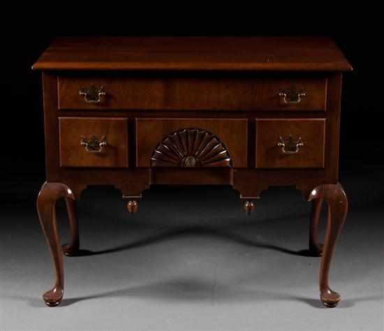 Appraisal: Queen Anne style mahogany lowboy Charak Boston th century in