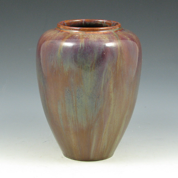 Appraisal: Pilkington Royal Lancastrian Arts Crafts vase with outstanding flambe glaze