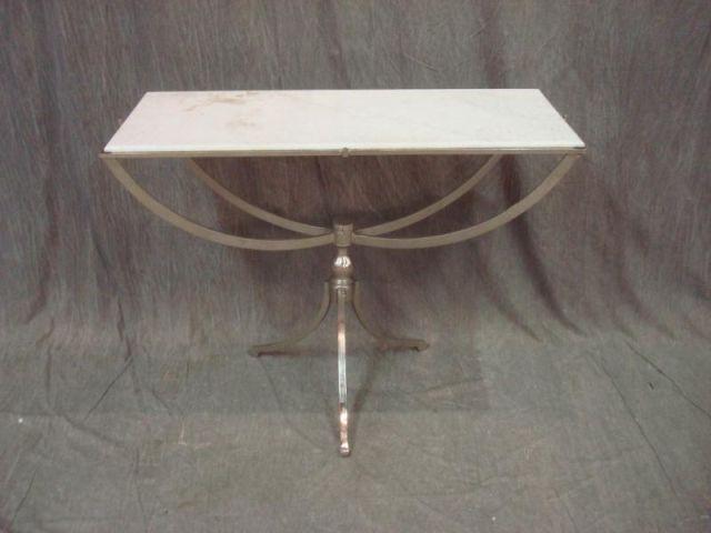 Appraisal: Neoclassical Style Marbletop Pedestal Table From a Long Island location