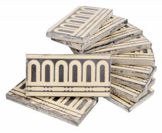 Appraisal: Approximately Christopher Dresser Aesthetic Movement Ceramic Border Tiles late th