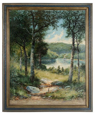 Appraisal: Christopher High Shearer Pennsylvania - View of the Schuylkill River