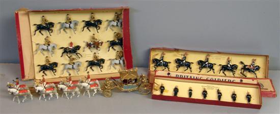 Appraisal: Four box sets of Britain's figures set regiments of all