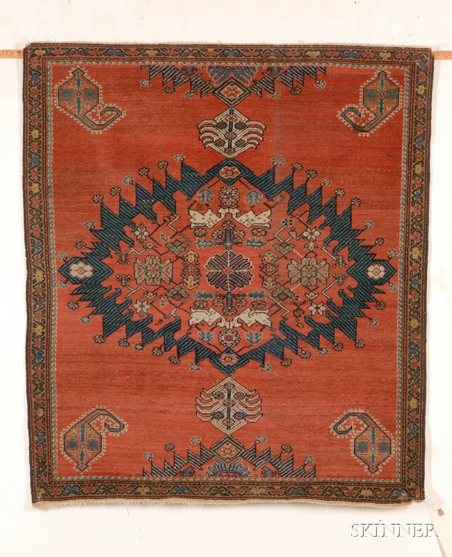 Appraisal: Fereghan Rug West Persia last quarter th century narrow linear