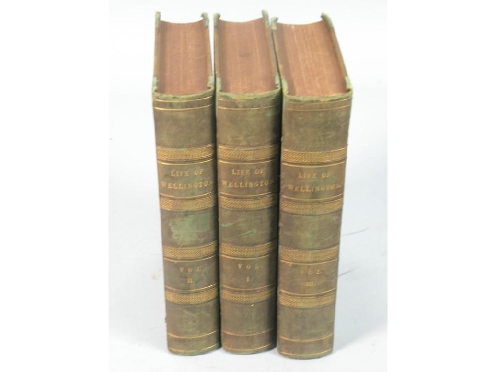 Appraisal: The Life of Wellington vols green leather bound