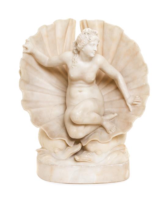 Appraisal: Sale Lot An Italian Marble Sculpture signed p pucci mid-