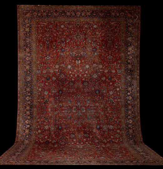 Appraisal: Persian Kerman Carpet ' x '