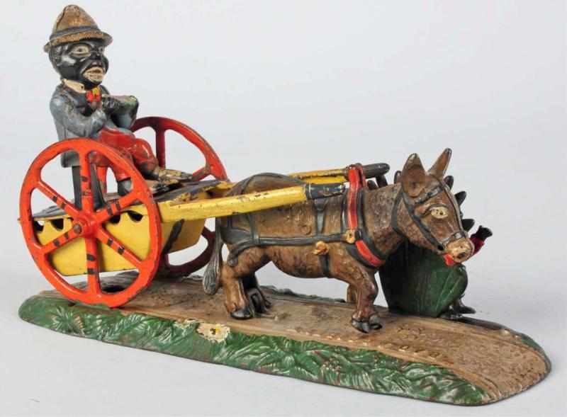 Appraisal: Cast Iron Bad Accident Mechanical Bank Manufactured by J E