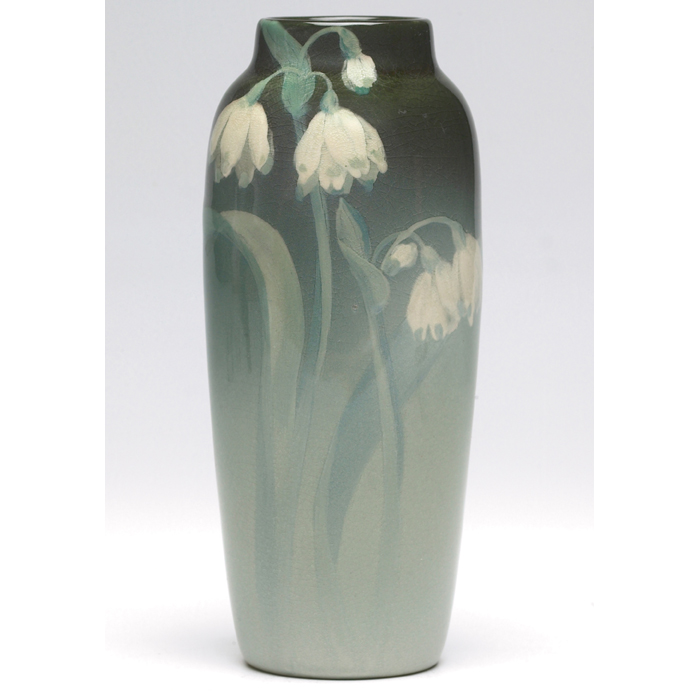 Appraisal: Rookwood vase tapered shape in an Iris glaze with a