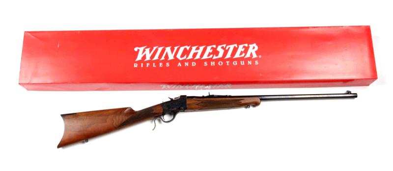 Appraisal: MIB Winchester Model Low Wall S S Rifle Serial MX