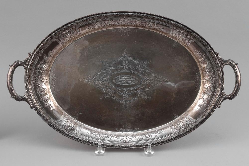 Appraisal: GORHAM STERLING SILVER OVAL TRAY PROVIDENCE RHODE ISLAND APPROX TROY