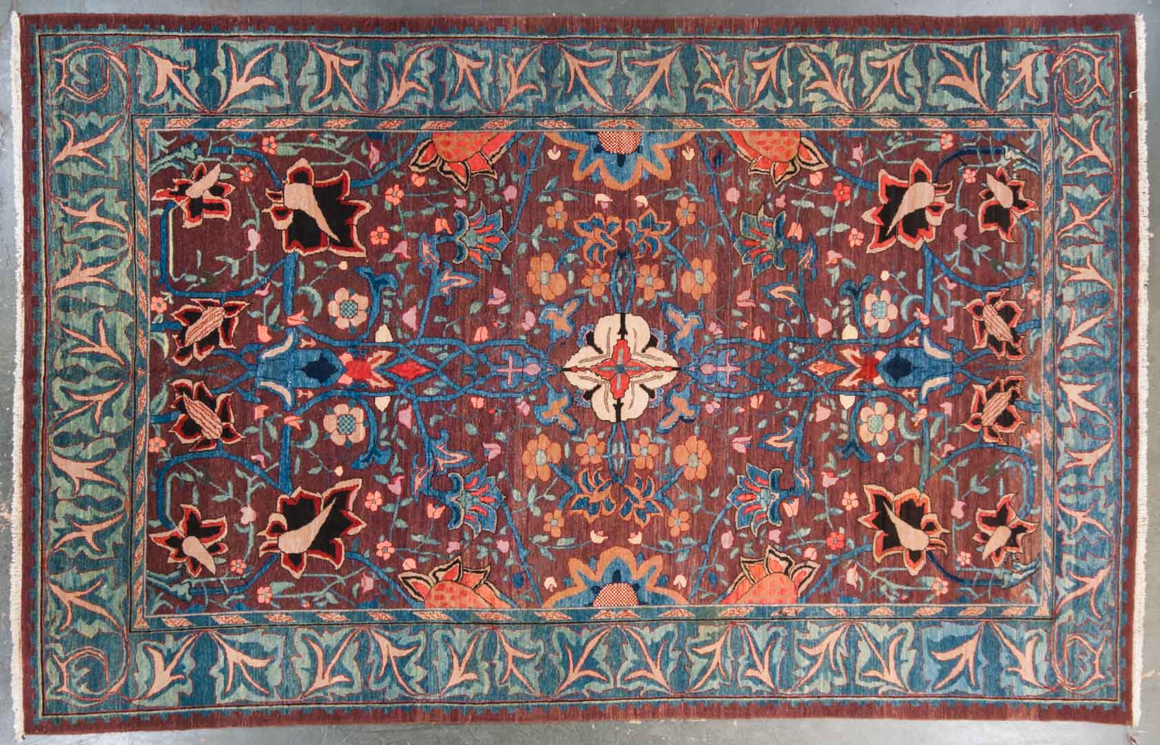 Appraisal: Turkish Kentwilly Arts Crafts carpet x Turkey circa