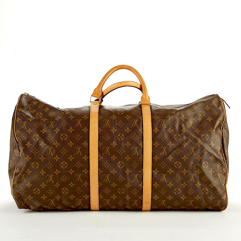 Appraisal: Louis Vuitton Keepall Duffel Bag Louis Vuitton France Keepall duffel