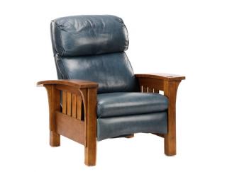 Appraisal: L J G Stickley Oak Morris Recliner No L J