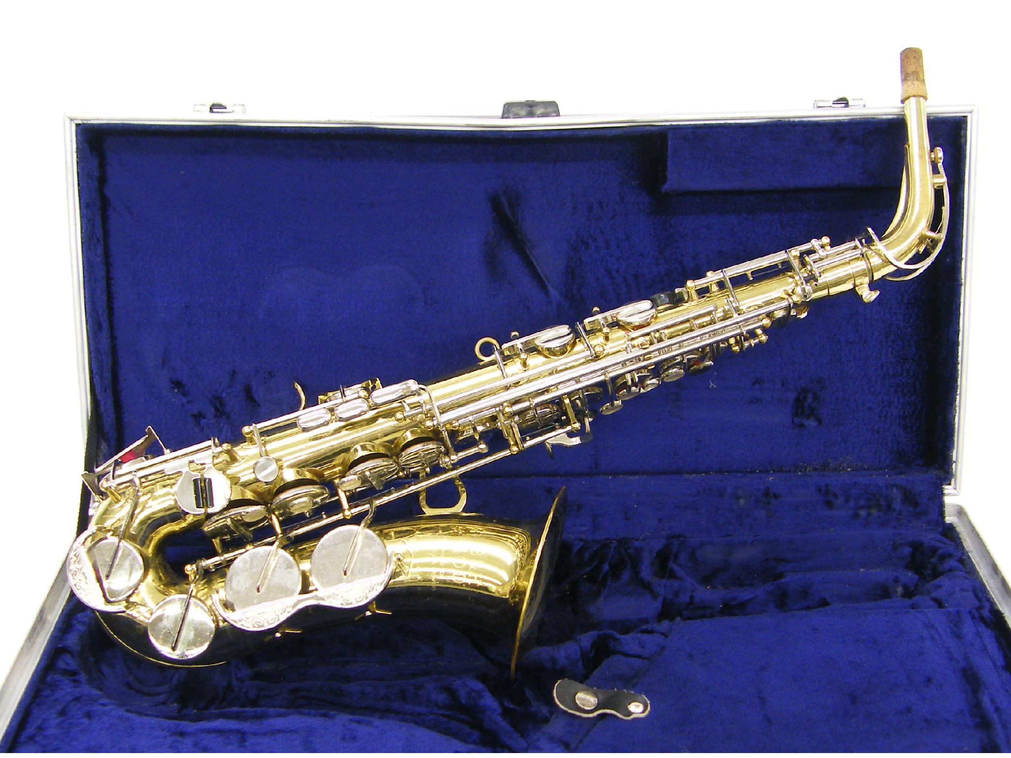 Appraisal: Boosey Hawkes B H gold lacquered alto saxophone ser no