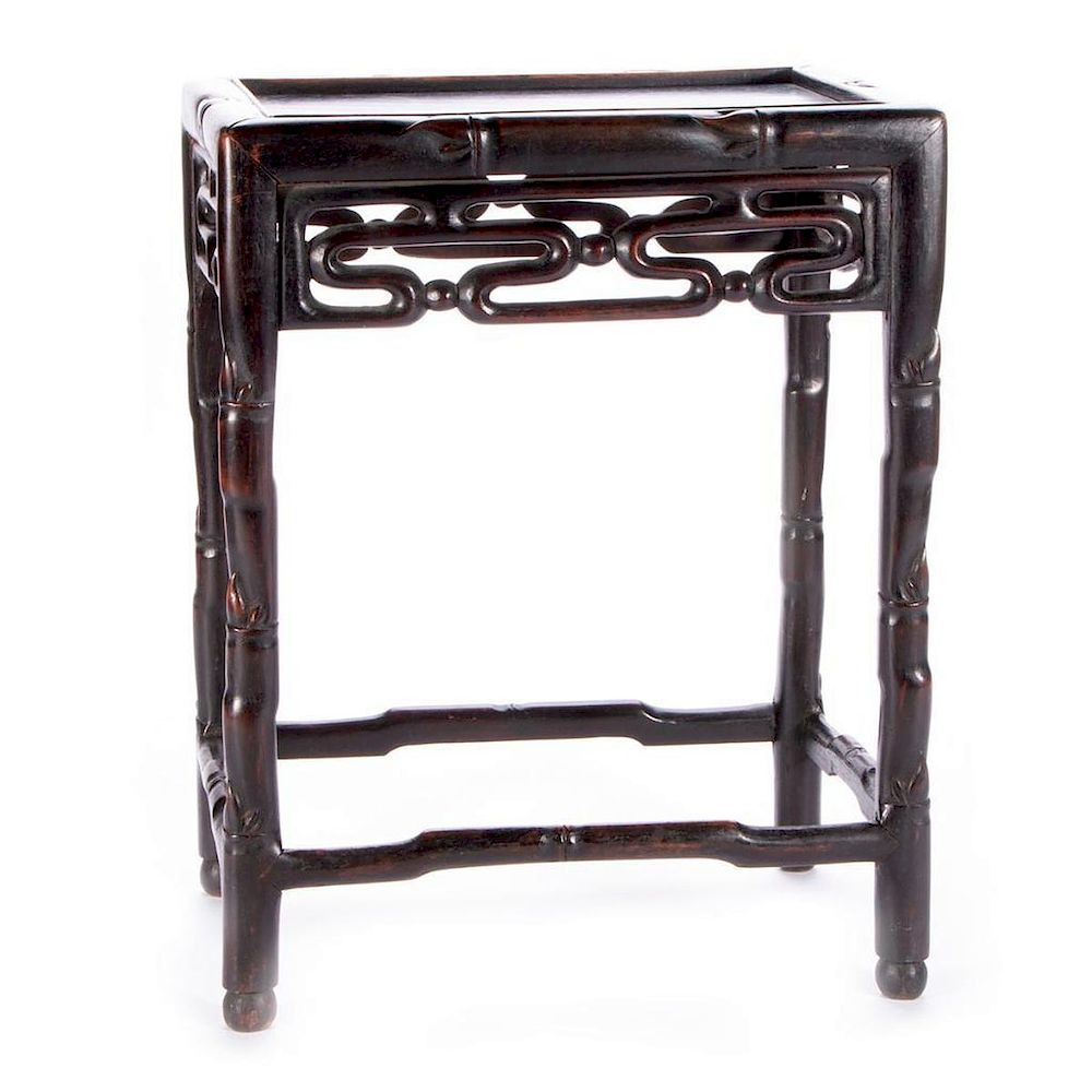 Appraisal: Chinese side table A late th early th century small