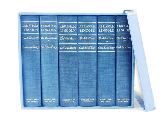 Appraisal: BOOKS Sandburg Carl Abraham Lincoln The Prairie and War Years