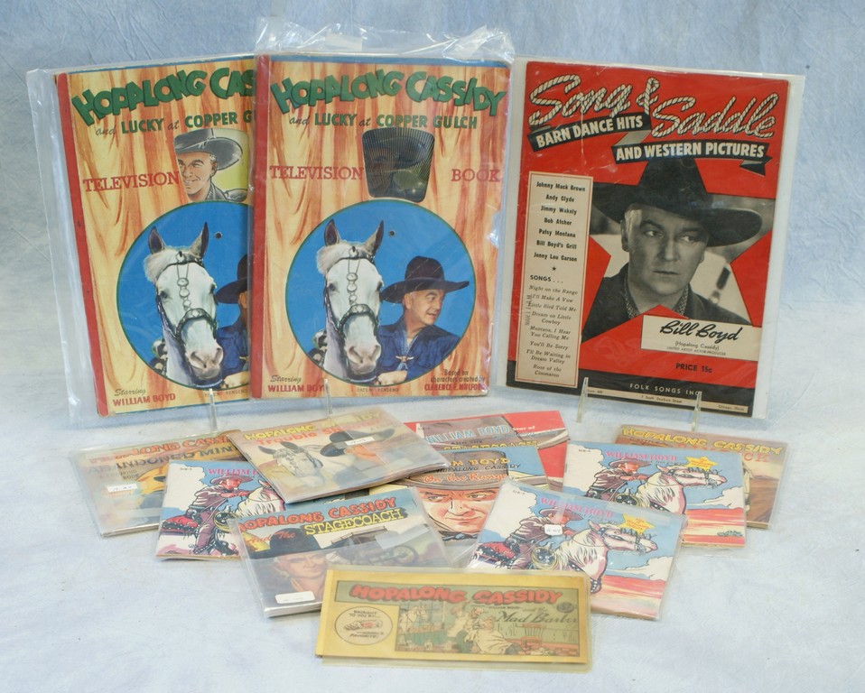 Appraisal: Hopalong Cassidy books including Read and Color Hopalong Cassidy and