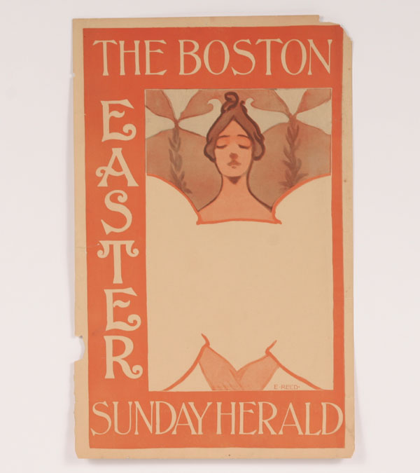 Appraisal: Ethel Reed American b The Boston Sunday Herald Easter lithograph