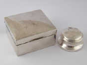 Appraisal: Colonial silver A dome top trinket box by Hamilton Co