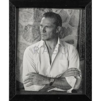 Appraisal: GEORGE PLATT LYNES American - Silver emulsion print portrait of