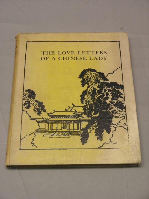 Appraisal: The Love Letters Of A Chinese Lady cloth Edinburgh