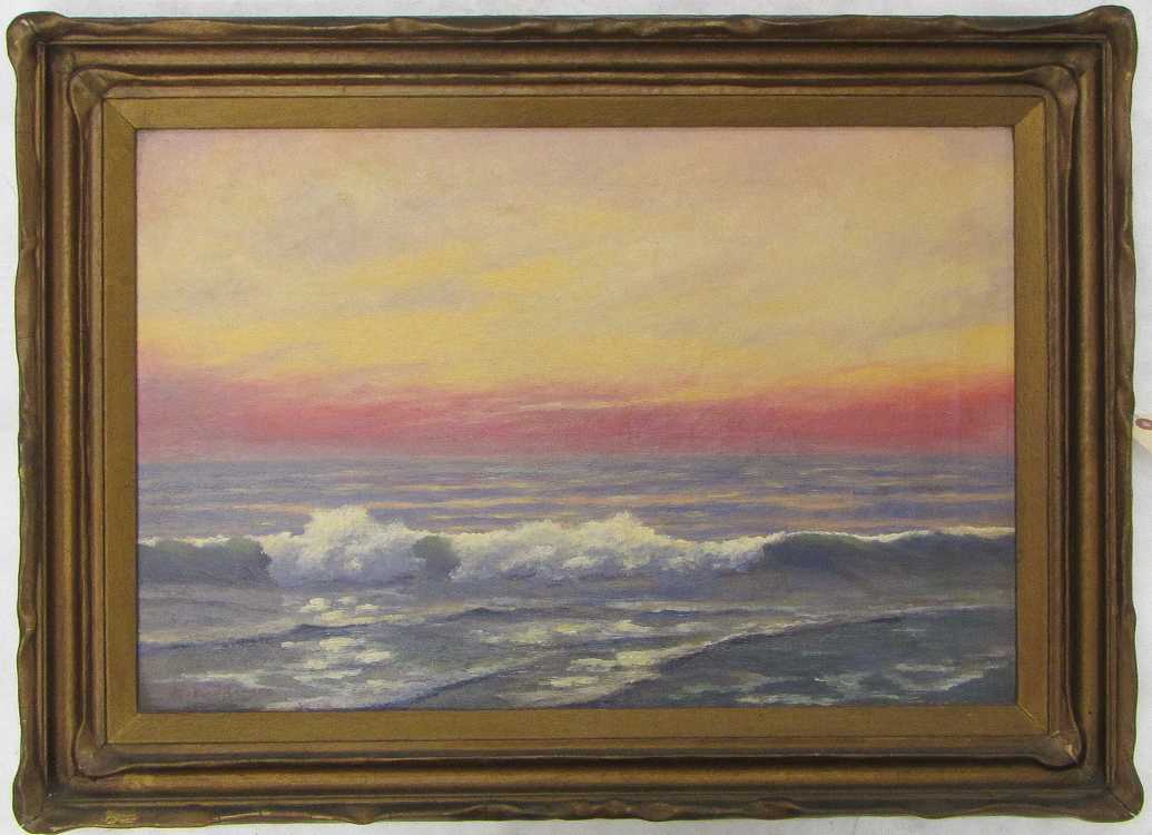 Appraisal: RICHARD KRUGER OIL ON CANVAS California Germany b Seascape at