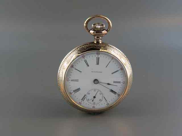 Appraisal: American Waltham Pocketwatch openface jewels gold-filled working