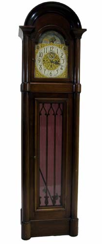 Appraisal: A MAHOGANY TALL CASE HALL CLOCK attributed to the Herschede