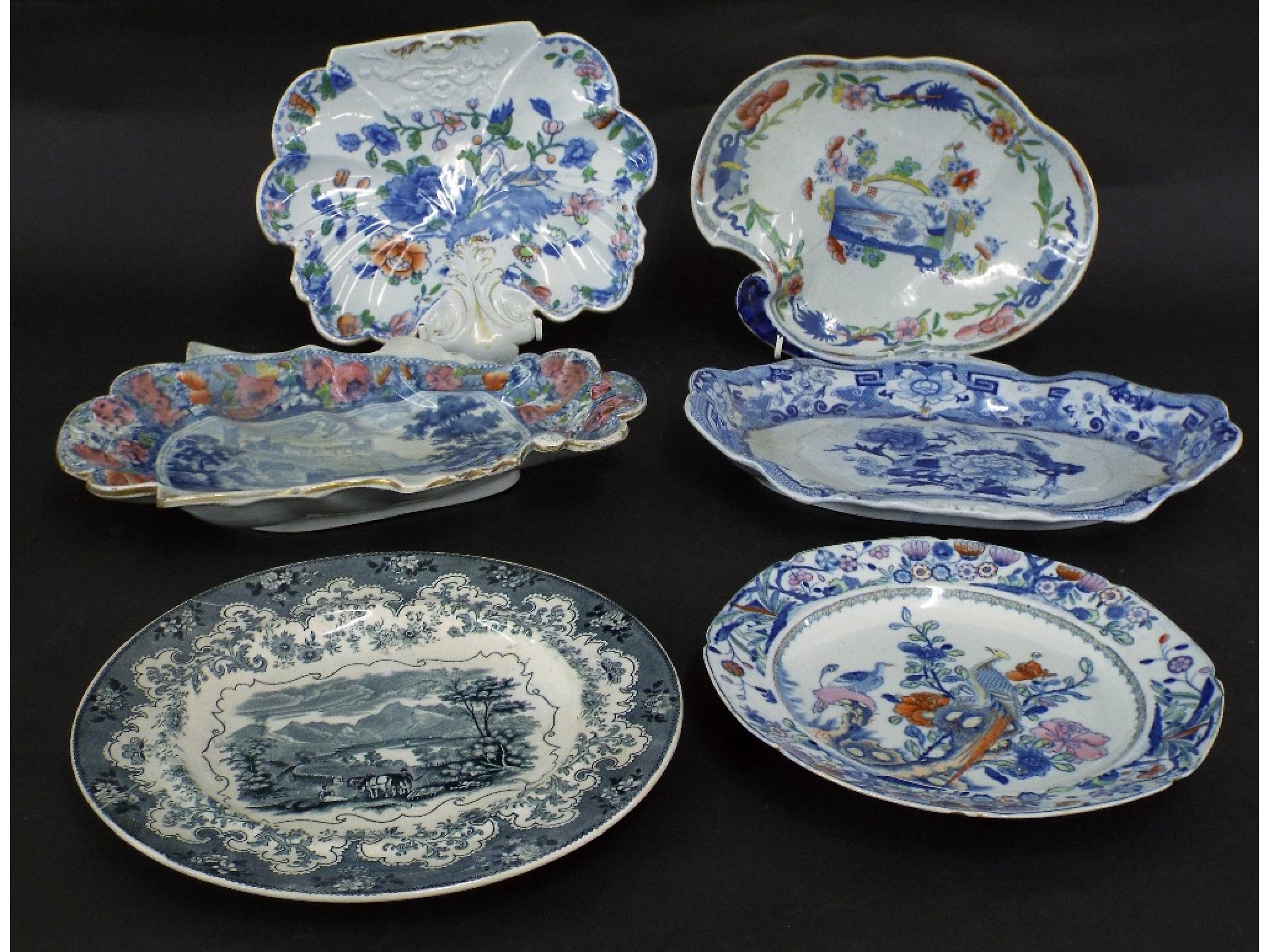 Appraisal: Collection of various Masons Ironstone comports and plates to include