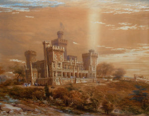 Appraisal: Thomas Smith th century- View of a Chateau at Cannes