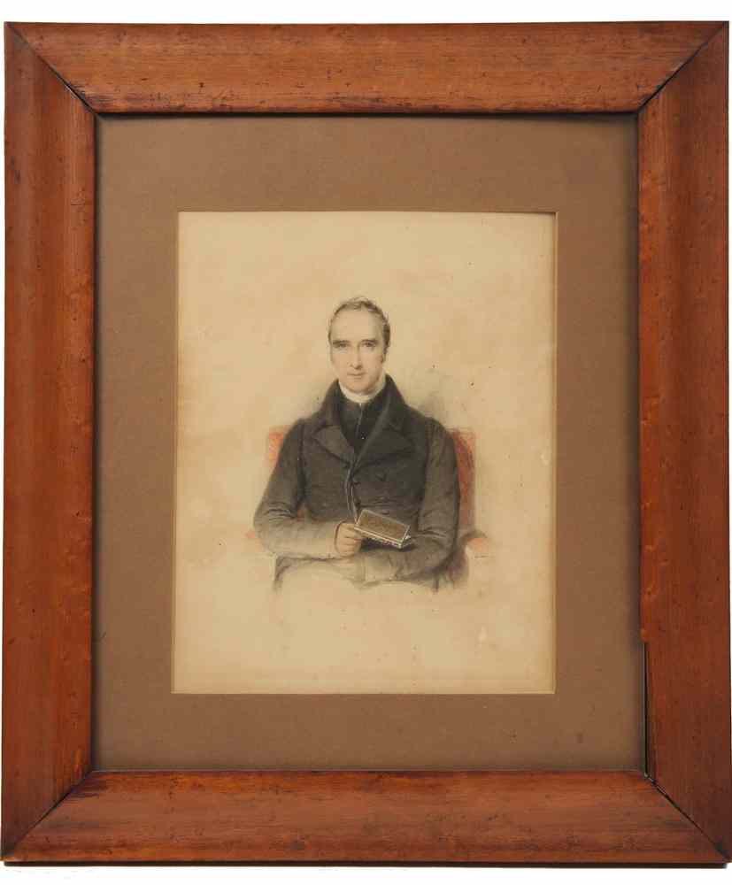 Appraisal: WATERCOLOR - Miniature Waist-Length Portrait of the Rev William Digby