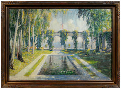 Appraisal: Harold Arthur Streator Ohio California - Reflecting Pool signed lower