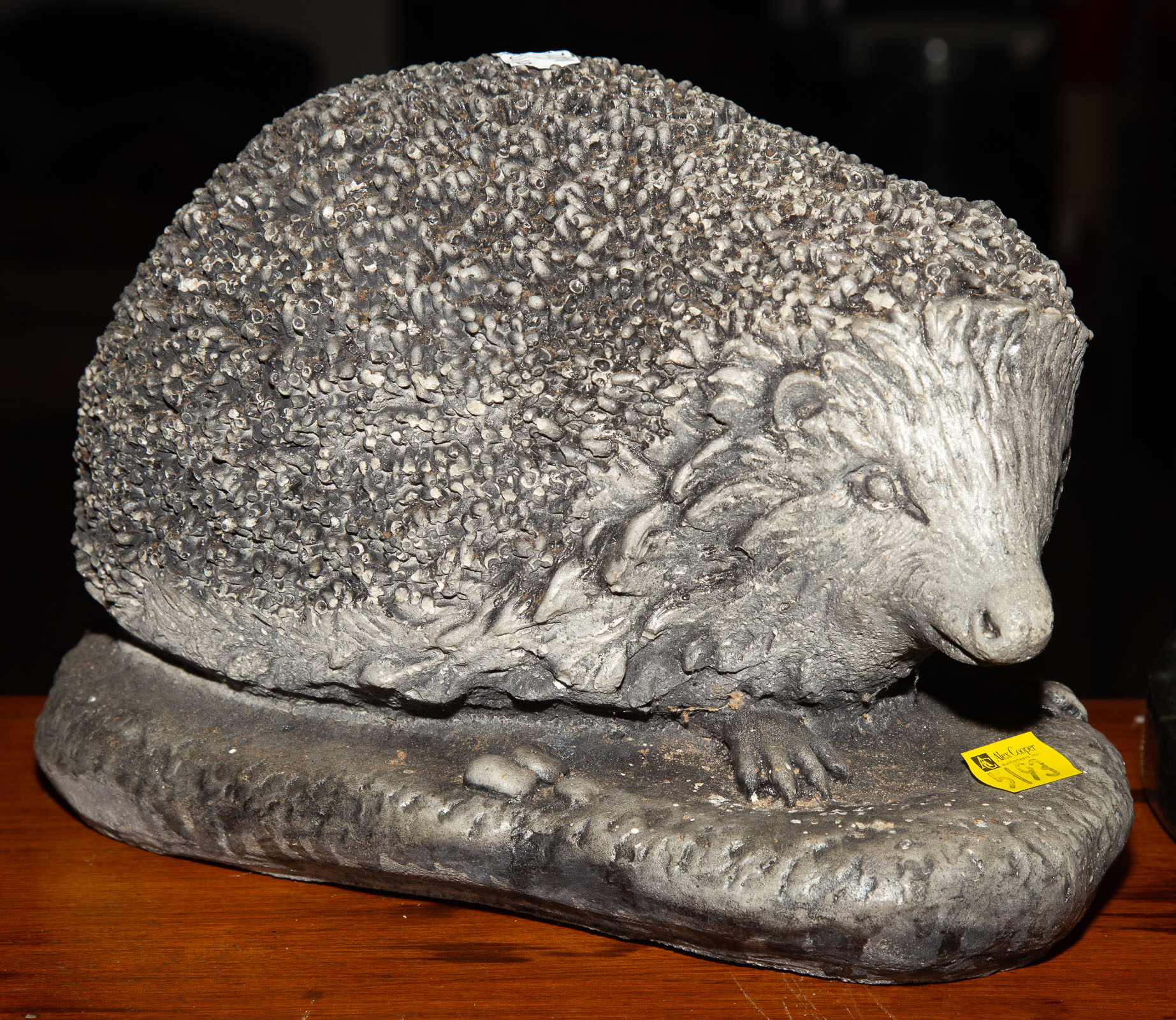 Appraisal: CONCRETE HEDGEHOG Approximately in H in L