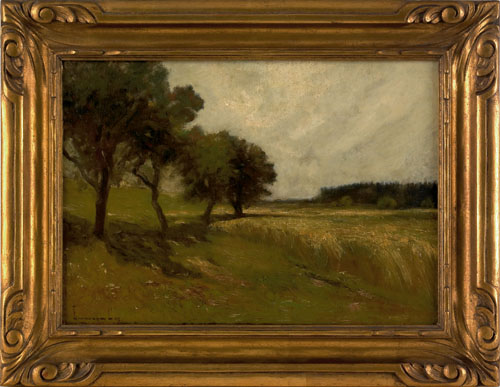 Appraisal: Edward B Gay American - oil on panel landscape signed