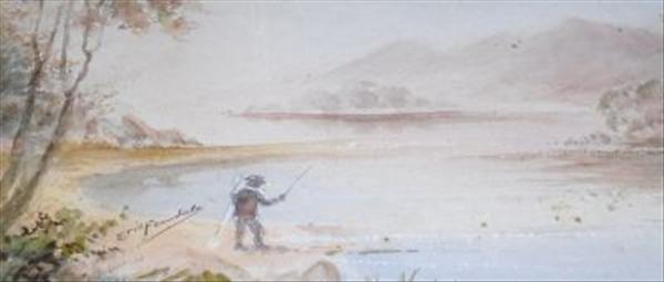 Appraisal: TB Hardy th century Coastal scenes Watercolours A pair Each