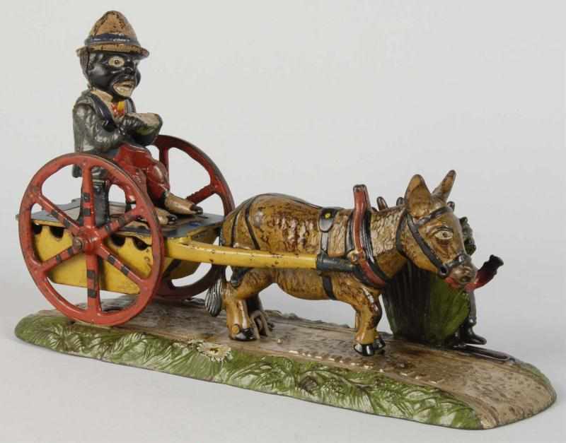 Appraisal: Cast Iron Bad Accident Mechanical Bank Description Manufactured by J