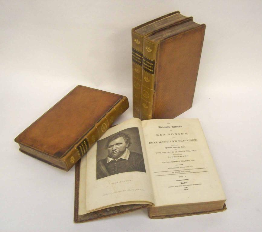 Appraisal: COLMAN George The Dramatic Works of Ben Jonson and Beaumont