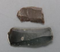 Appraisal: Two Paleolithic Flints Both circa th- th millennium B C