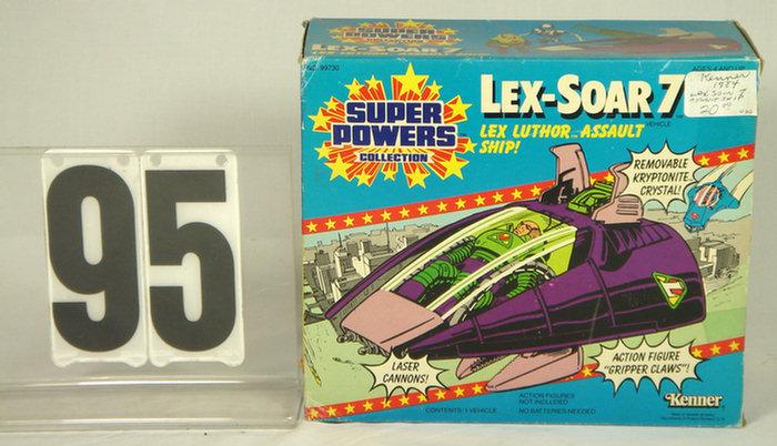 Appraisal: Kenner Lex Soar vehicle mint in original box good condition