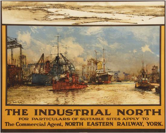 Appraisal: DIXON Charles - THE INDUSTRIAL NORTH LNER lithograph in colours