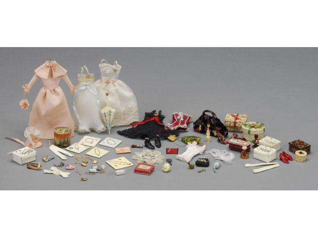 Appraisal: Lot of Lady's Boudoir Items MN An assortment of miniature