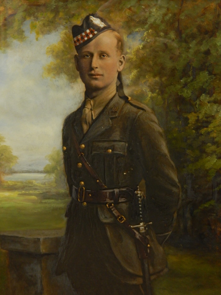 Appraisal: T Marshall Furness th thC Regimental Officer oil on board