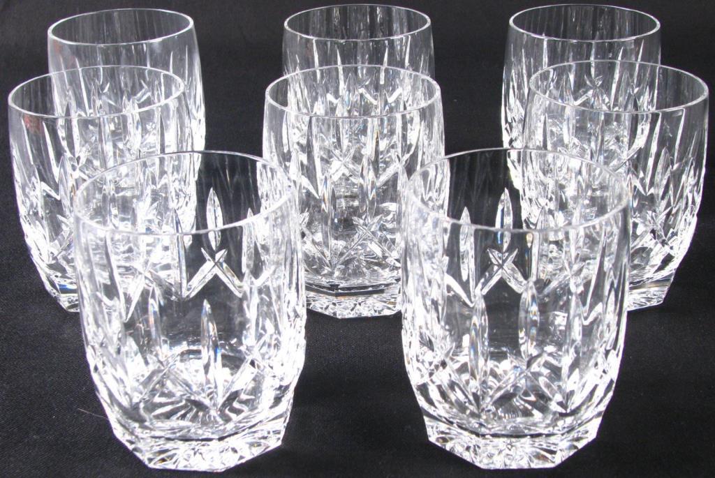 Appraisal: Set of Eight Waterford Crystal Rocks Glasses in the 'Westhampton'