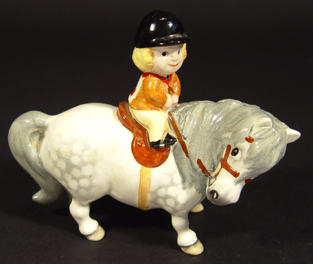 Appraisal: Beswick Norman Thelwell figure on horseback with hand painted decoration