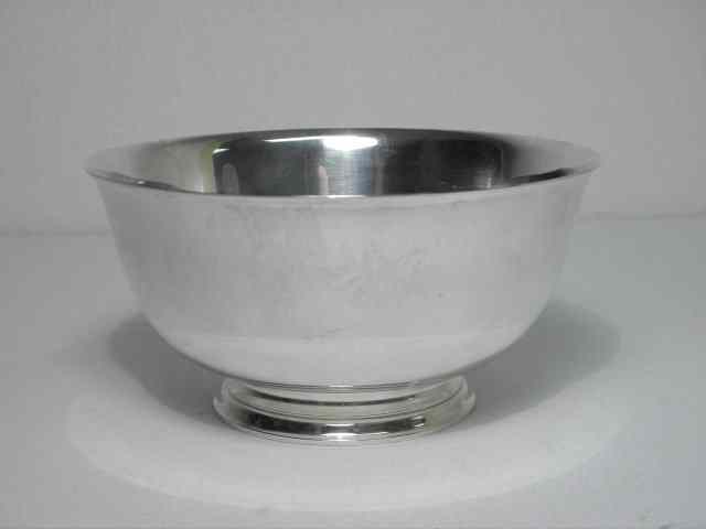 Appraisal: Tiffany Co sterling silver Revere bowl Un monogrammed with a