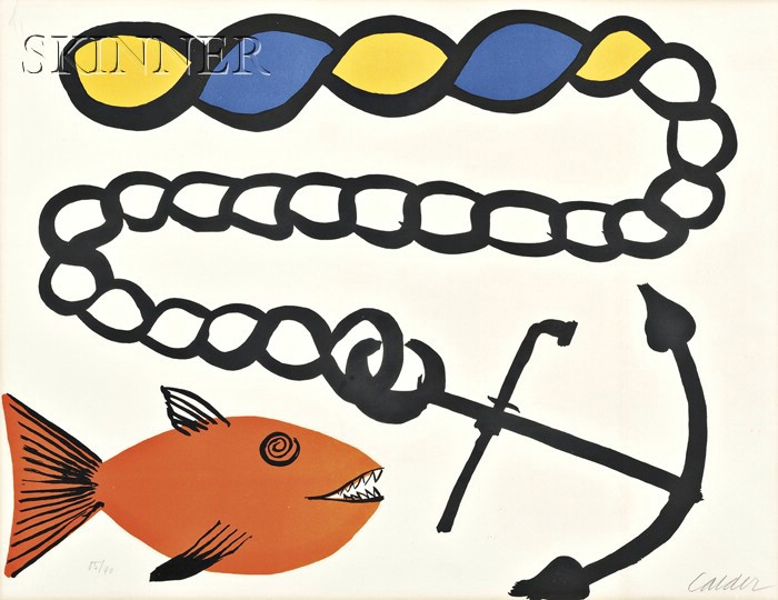 Appraisal: Alexander Calder American - Poisson pas ancre edition of Signed