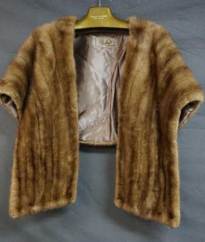 Appraisal: Vintage Mink Stole Fur Wrap Foley's of Houston Beautiful vintage