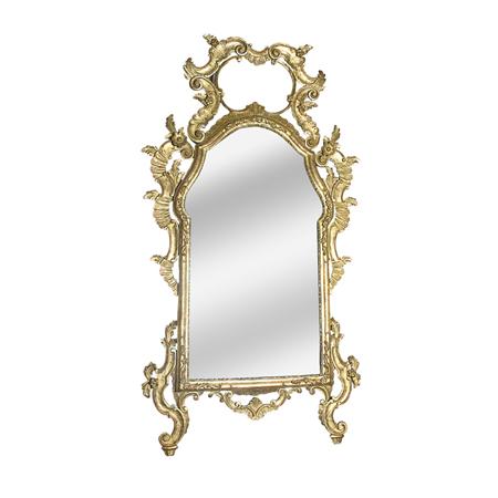 Appraisal: Rococo Style Gilt-Wood Mirror Estimate -