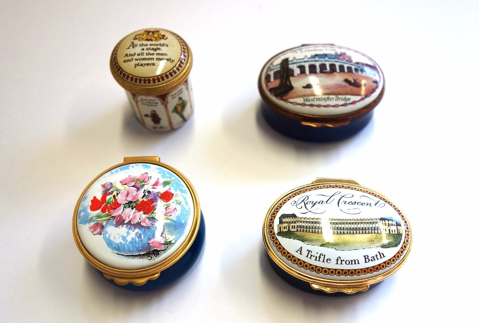 Appraisal: Three Halcyon Days limited edition enamel boxes 'The Eiffel Tower